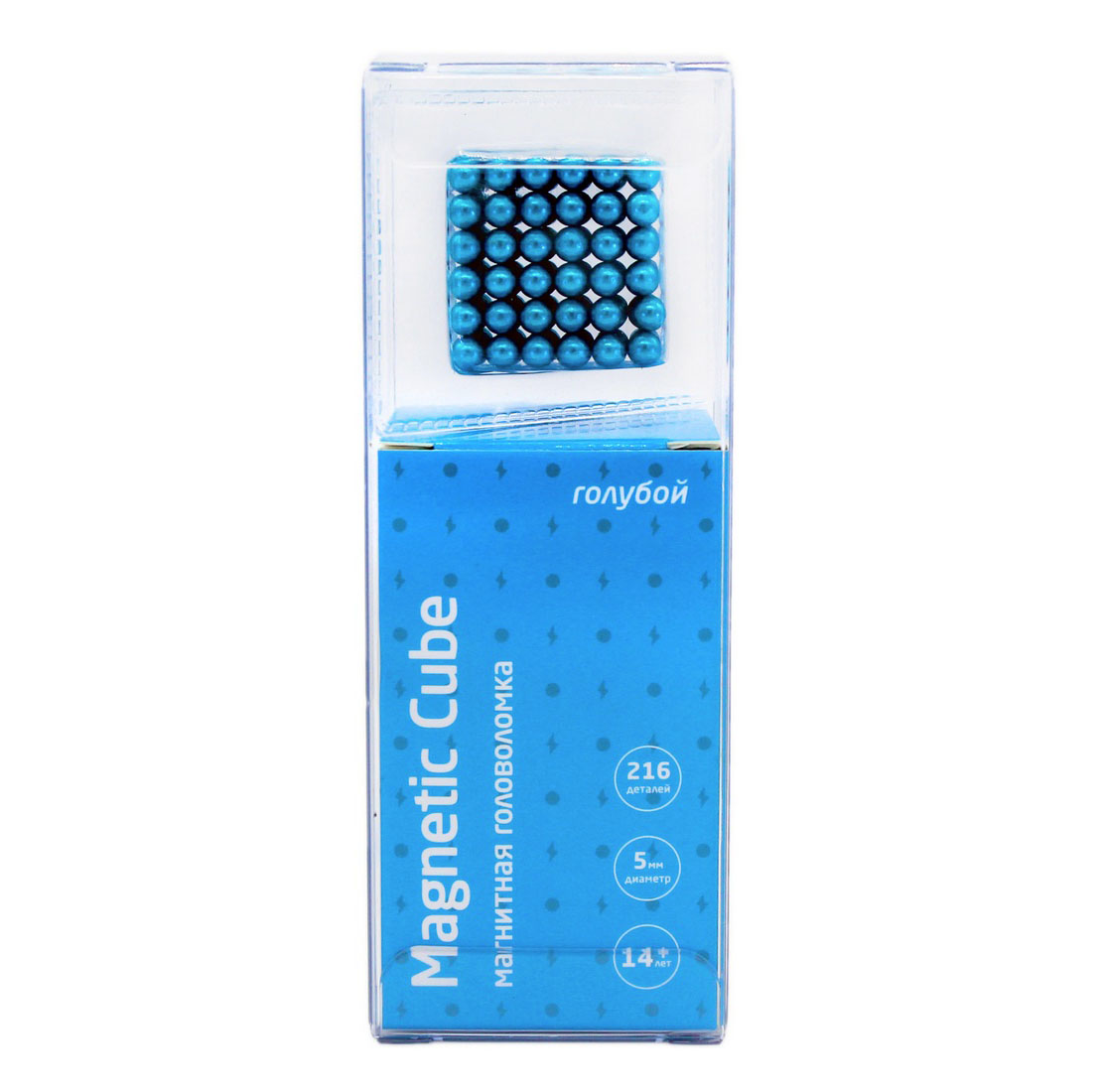 Magnetic Cube, голубой, 216ш/5мм