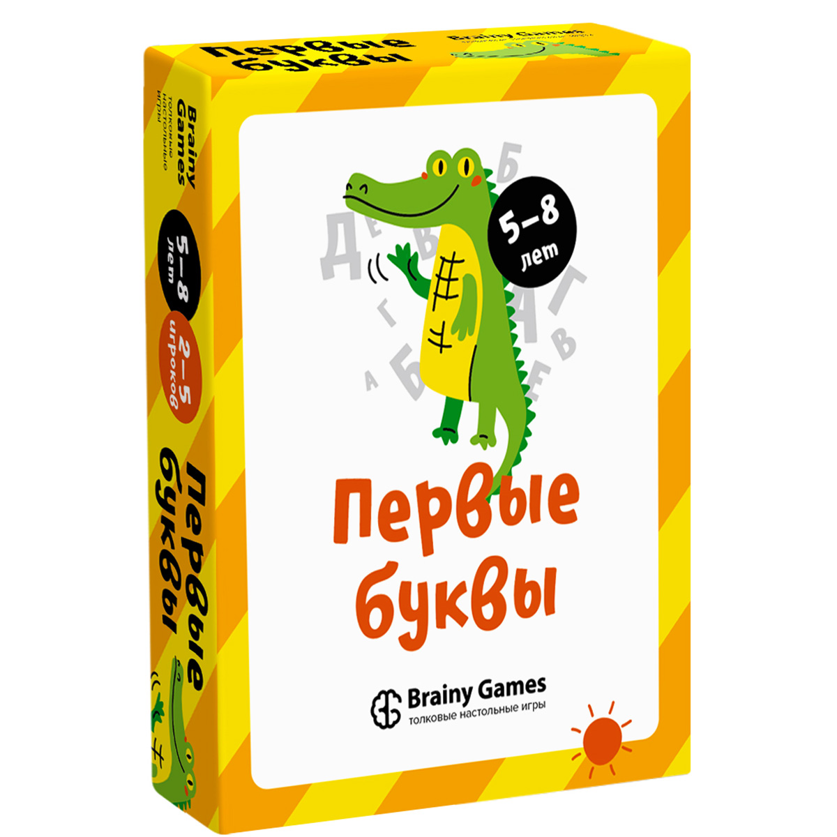 "Первые буквы", игра 40 карточек Brainy Games