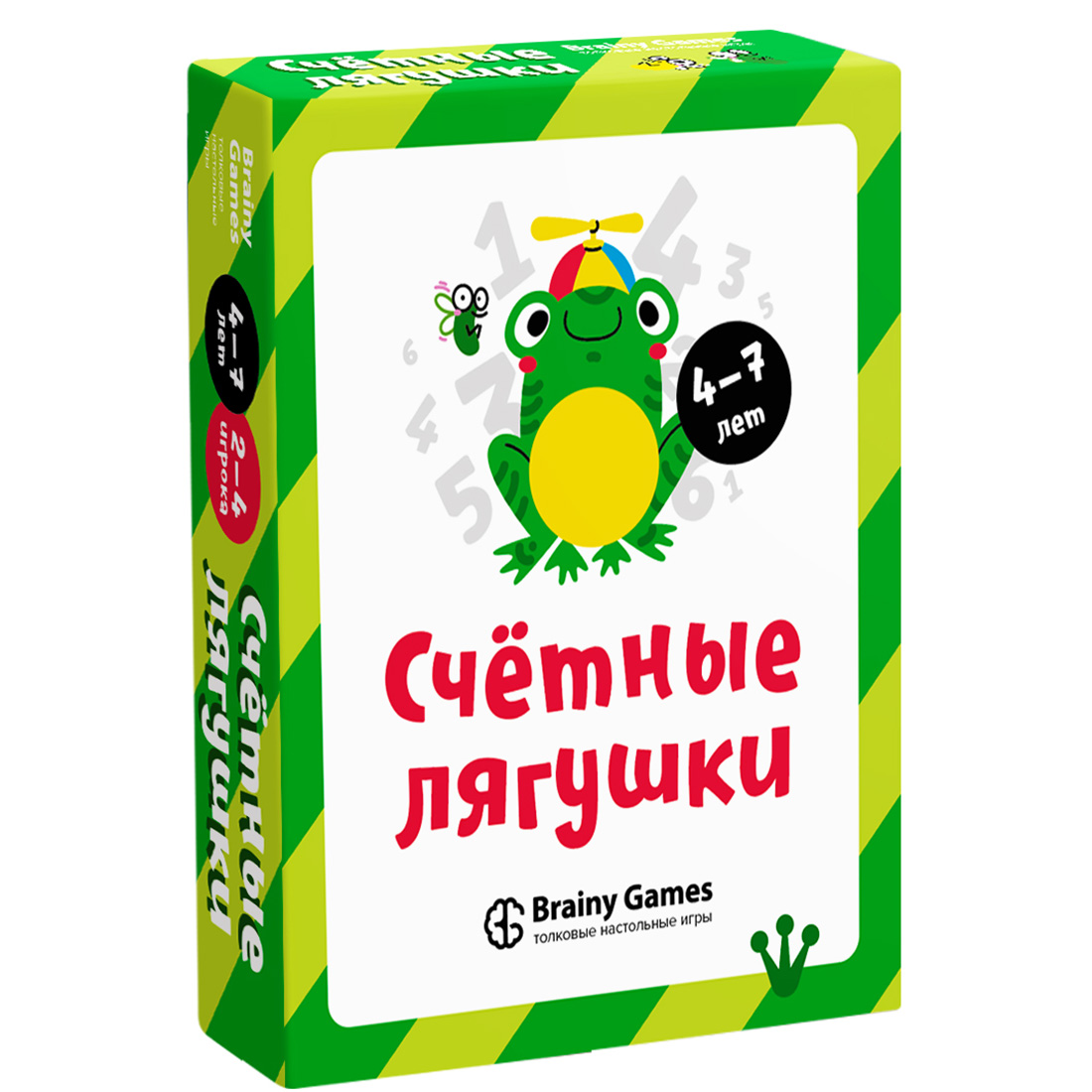 "Счётные лягушки", игра 40 карточек Brainy Games