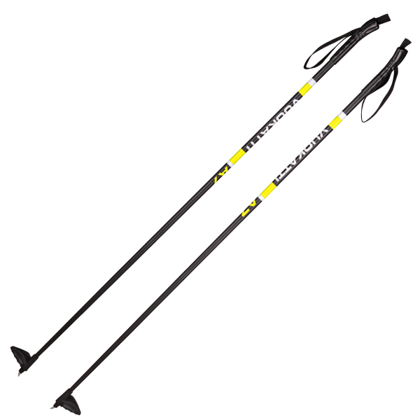 Палки VUOKATTI 115 Black/Yellow 100% стекловолокно