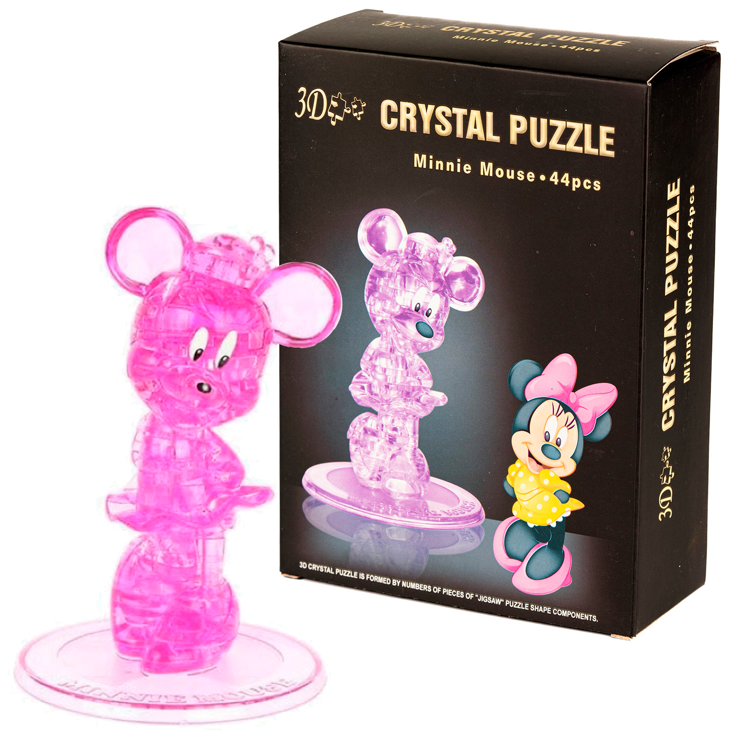 3D-Пазл "Минни-Маус" Crystal Puzzle, Розовая