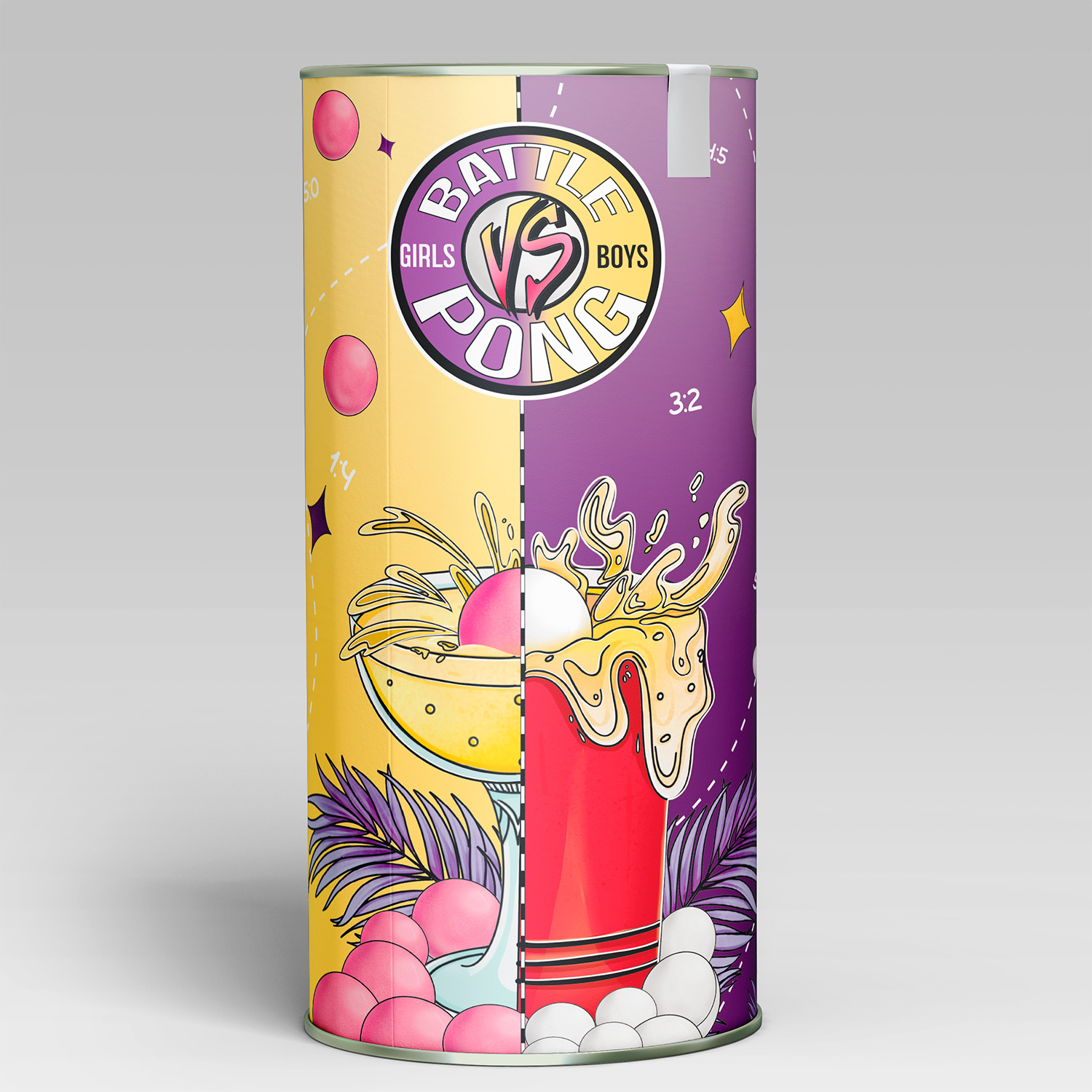 Игра "Battle Pong - битва полов" (18+)