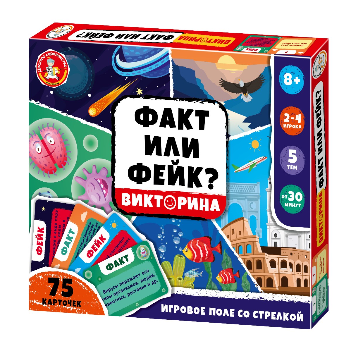 Настольная Большая игра Викторина Факт или фейк?
